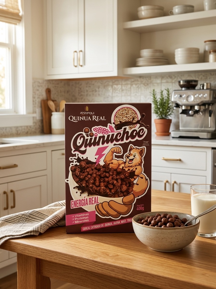 Cereal Quinuchoc ANAPQUI con Quinua Real