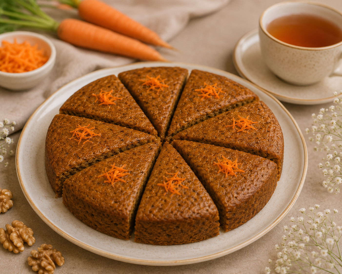 Tarta de zanahoria